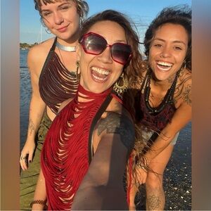 Burning Man Stringy halter top